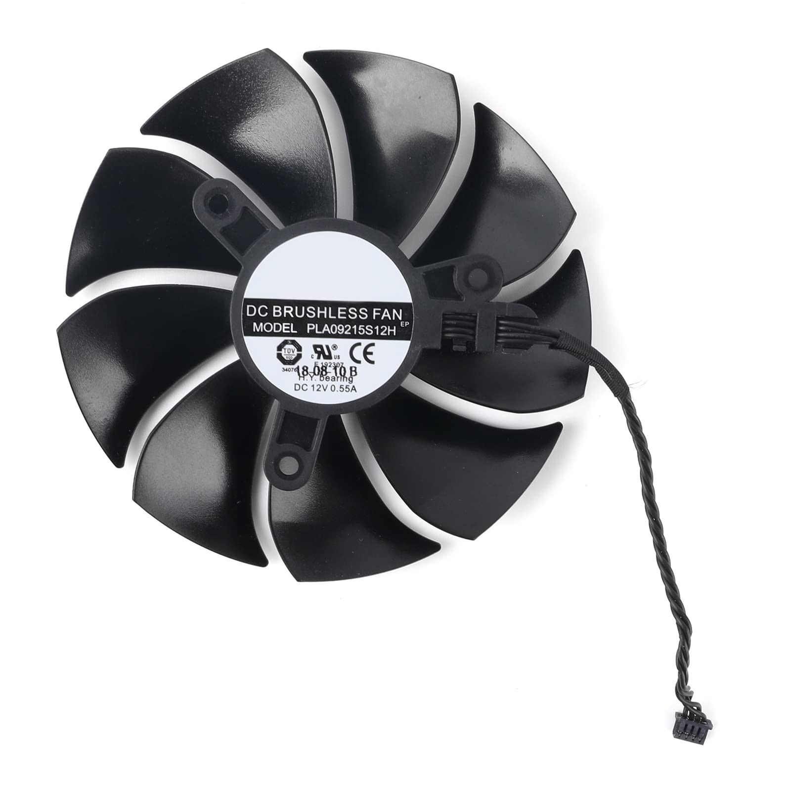 85mm DC 12V 4Pin PLA09215S12H GPU Cooling Fan For EVGA RTX 2060 2070 2080