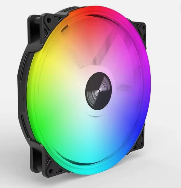 TEUCER FD200 200mm ARGB Case Fan 5V 3PIN PC Desktop Cooling LED Quiet White