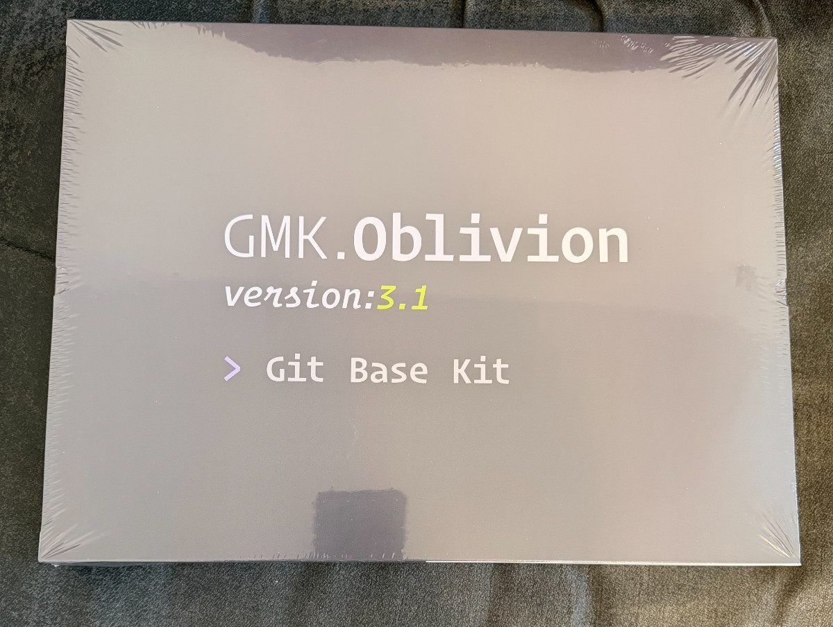 GMK Oblivion 3.1 Git base double shot keycaps (genuine made in Germany) NEW