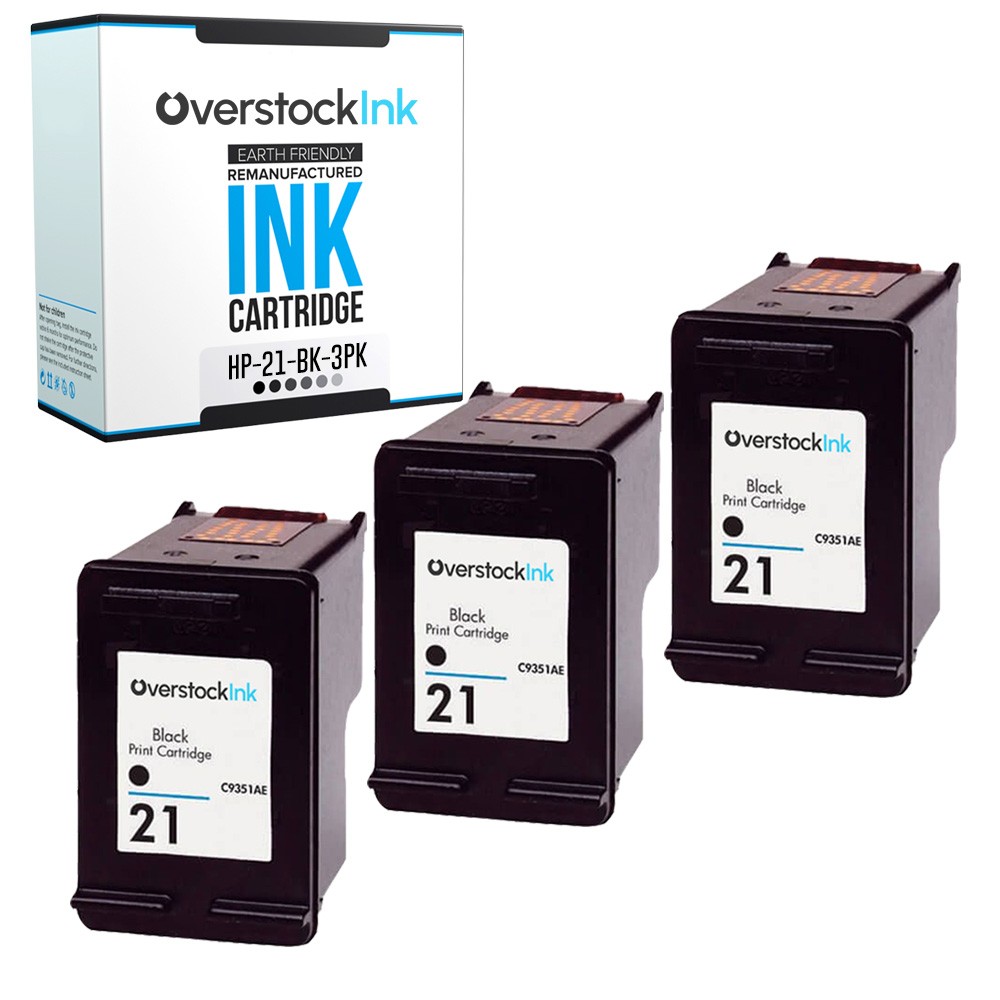 3PK Compatible OSI HP Printer Ink 21 for HP DeskJet D2320 D2345 D2360 D2400 3938