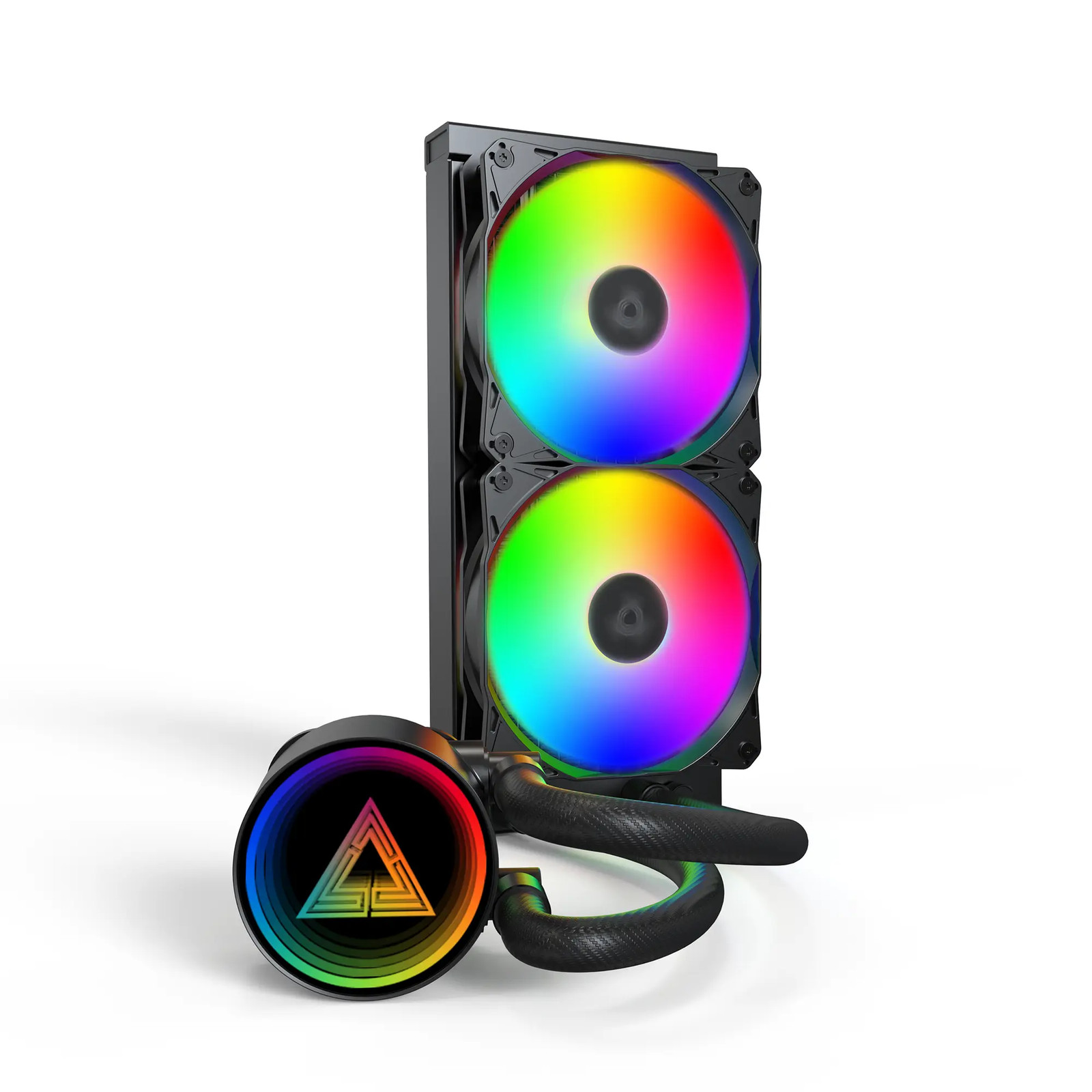 MONTECH LightFlow ARGB 240 all-in-one liquid cooling with bold design Black