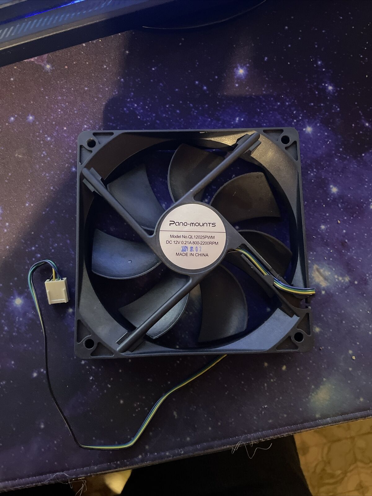 Pano-Mounts 120mm Computer Case Fan With 4Pin PWM