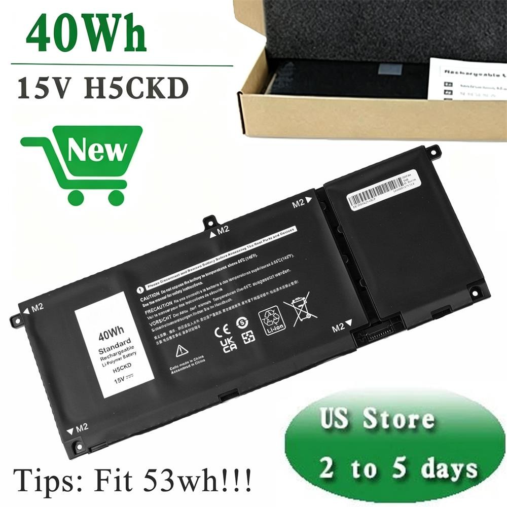 ✅NEW H5CKD Battery For Dell Inspiron 5301 5401 5402 5408 5501 5502 5508 40Wh