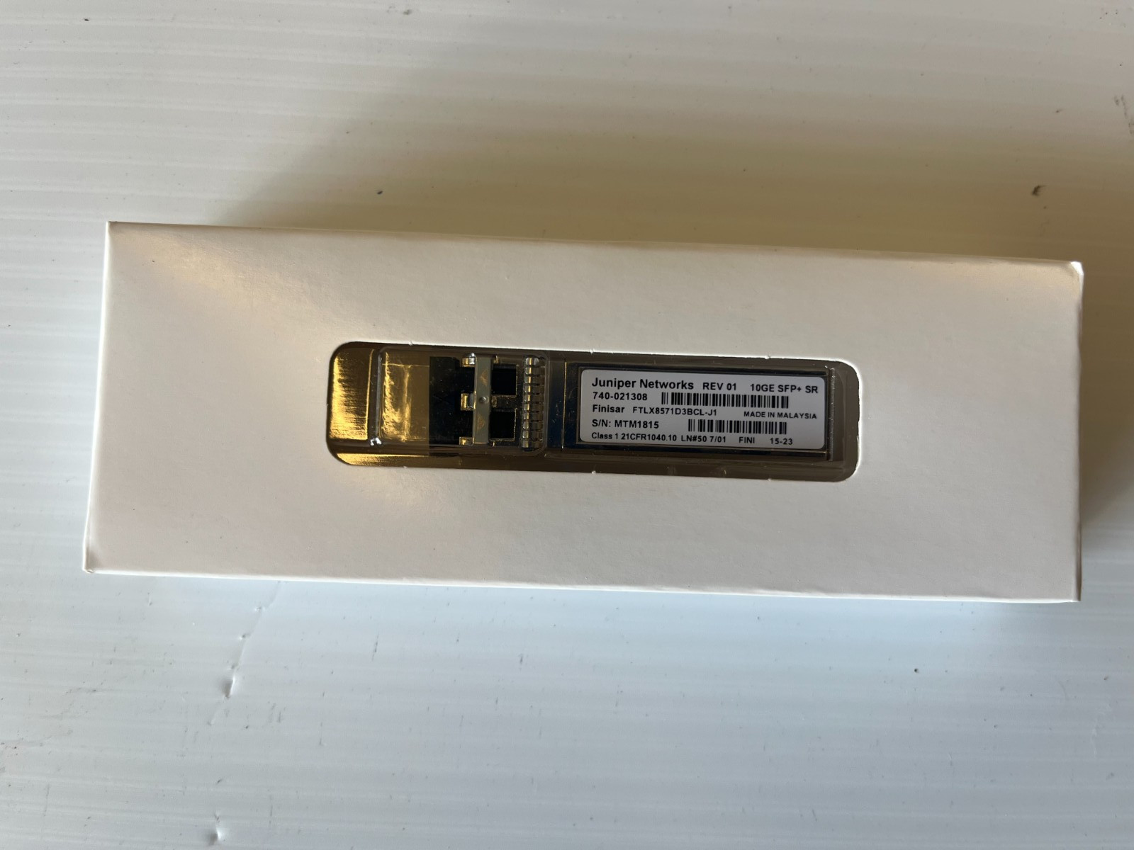 NEW Sealed  Juniper  EX-SFP-10GE-SR SFP+ Transceiver-740-021308