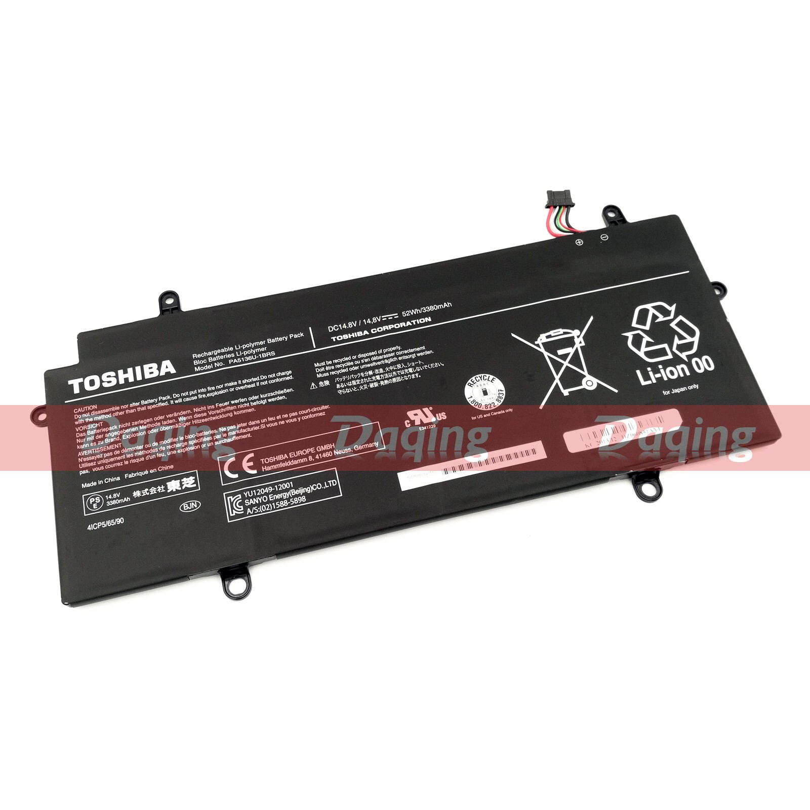 Original PA5136U-1BRS Battery for Toshiba Portege Z30-A Z30-B Z30-C Z30-AK03S