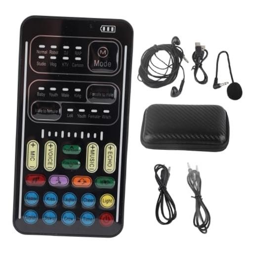 I9 Voice Changer Set, I9 Voice Changer Set Live Sound Card, Multifunction