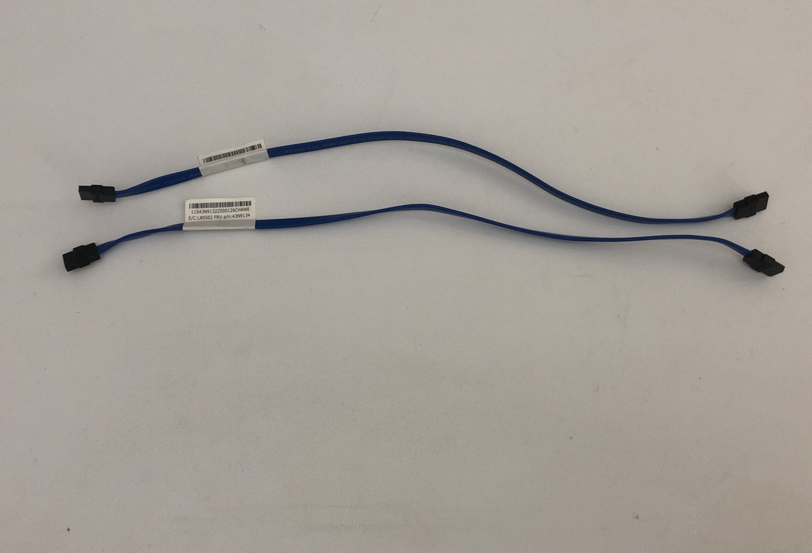 2 x Genuine Lenovo 37cm SATA Cable for HDD/SSD/Optical Drives P/N : 43N9134