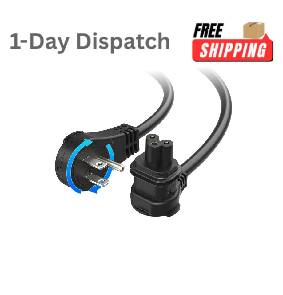 Cable Matters 6ft Power Cable Starlink Gen2 Router Flat Plug