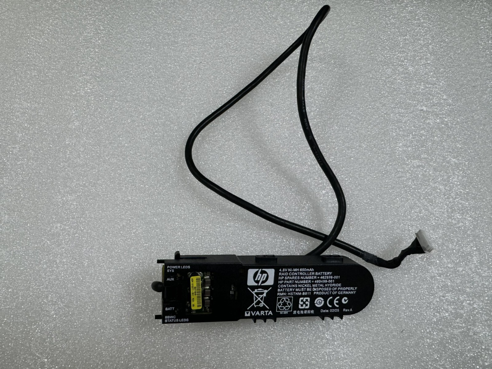 2026 NEW 460499-001 462969-B21 462976-001 P410 P411 P212 HP  Battery w/ cable