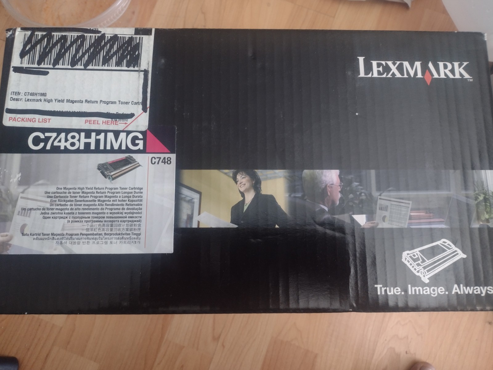 Genuine Lexmark C748H1MG MAGENTA TONER High Yield Return. Never Opened. Sealed