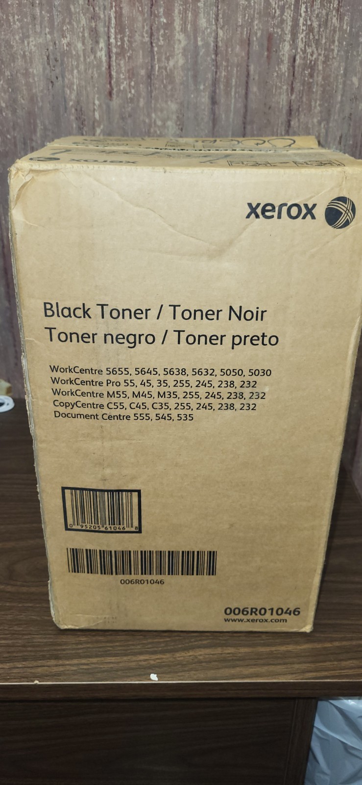 Genuine Xerox 2-Pack Black Toner Cartridges R1 006R01046 Waste Cartridge
