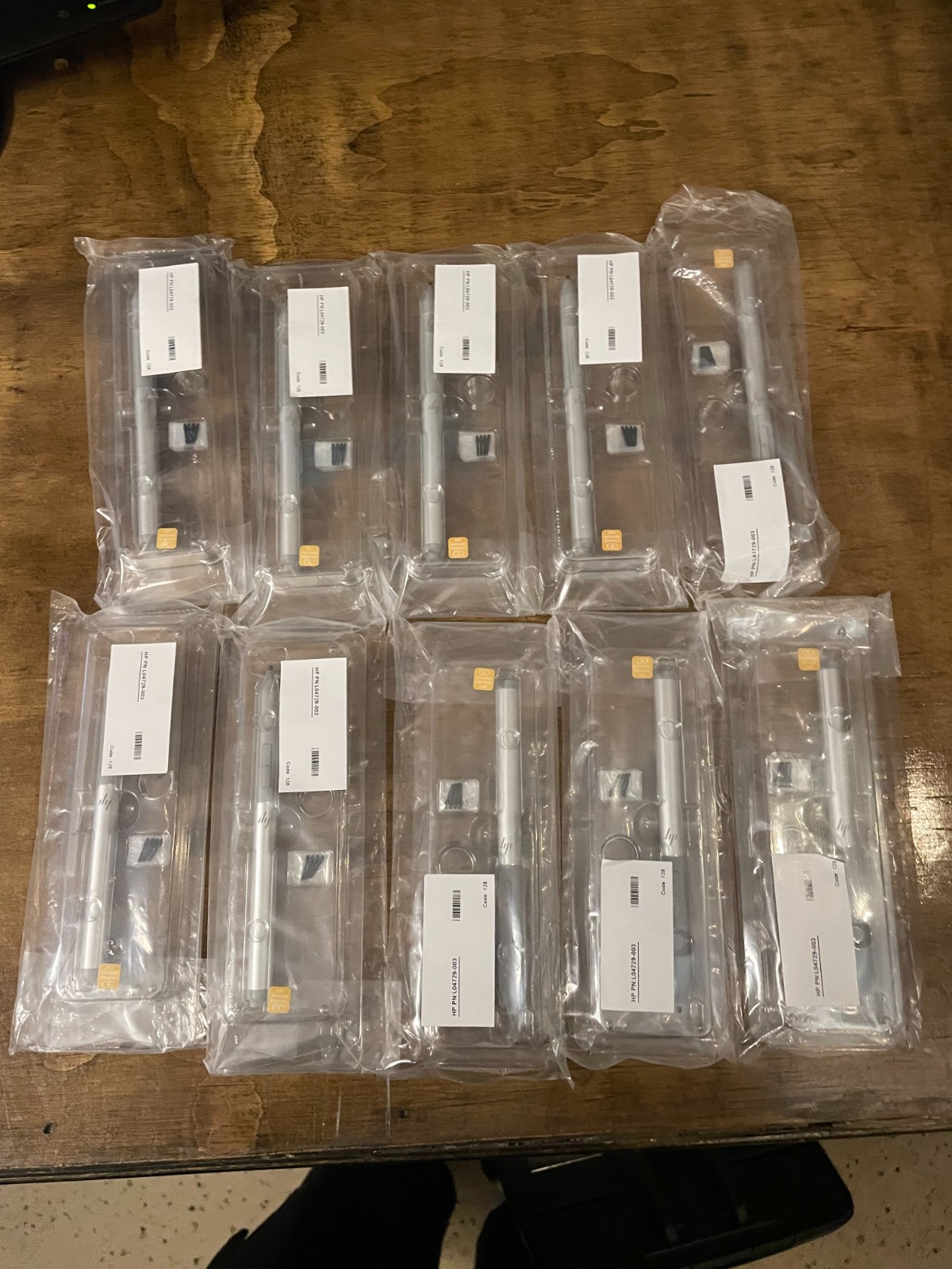 Lot 10 - HP Rechargeable Active Pen G3 (HP PN:L04729-003) NEW sealed