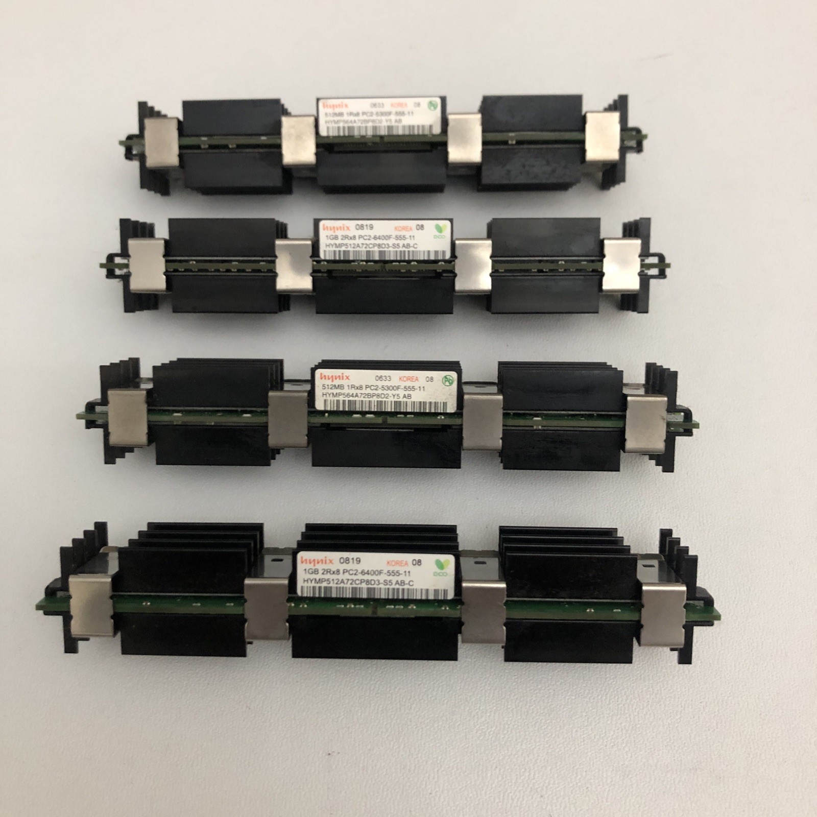 Genuine Hynix 4GB (4X1GB ) DDR2 SDRAM pc2-6400F ECC Ram HYMP512A72CP8D3