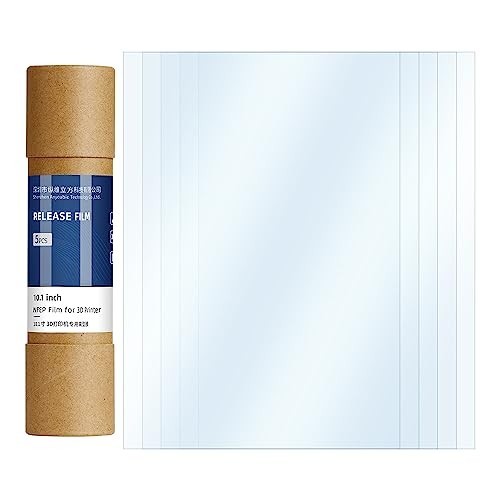 5 PCS 10.1-inch FEP Film for 3D Printer Resin Vat Release