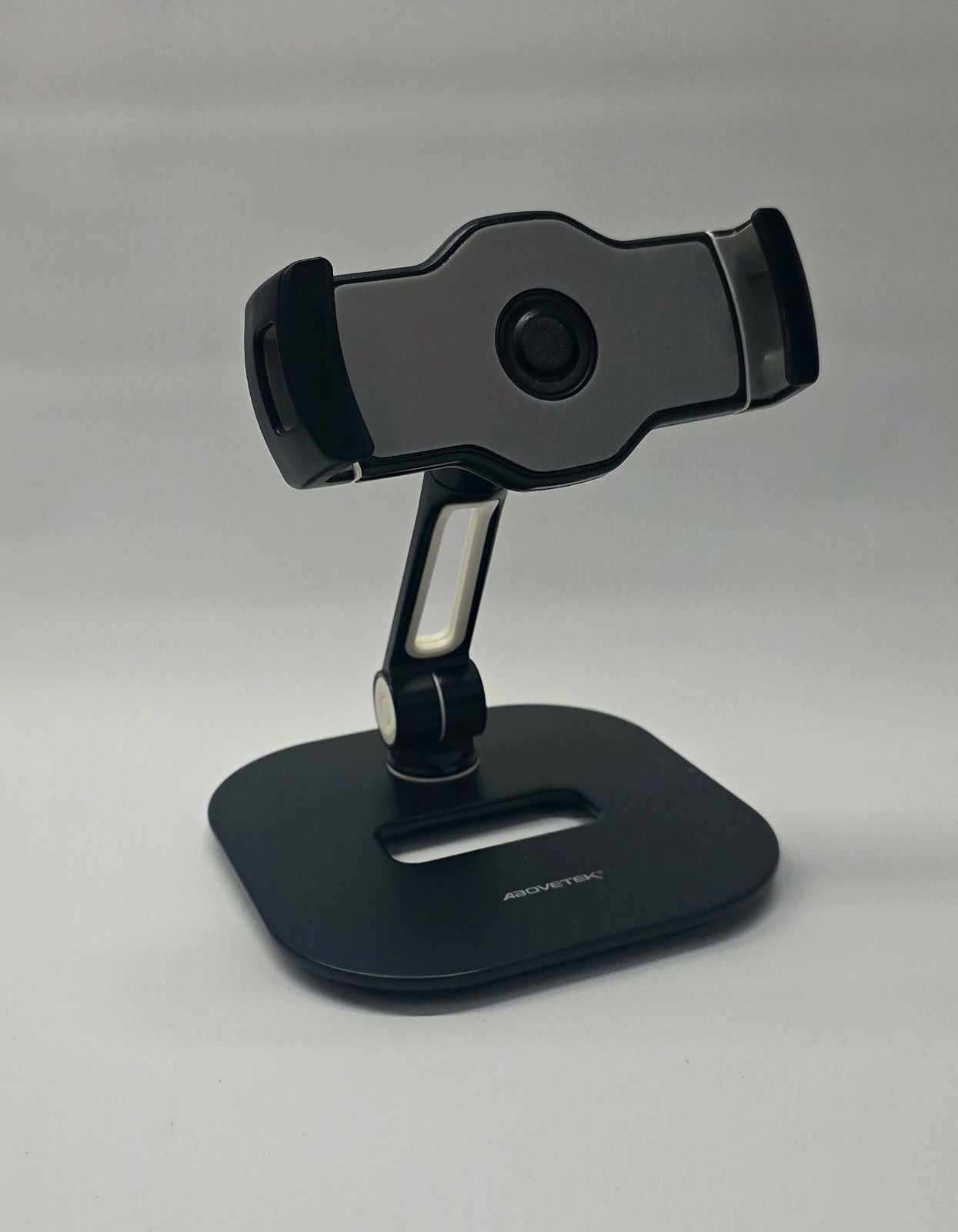 Abovetek Phone/Tablet Stand/Holder, Ipad Stand, Steel Foldable 360° Swivel