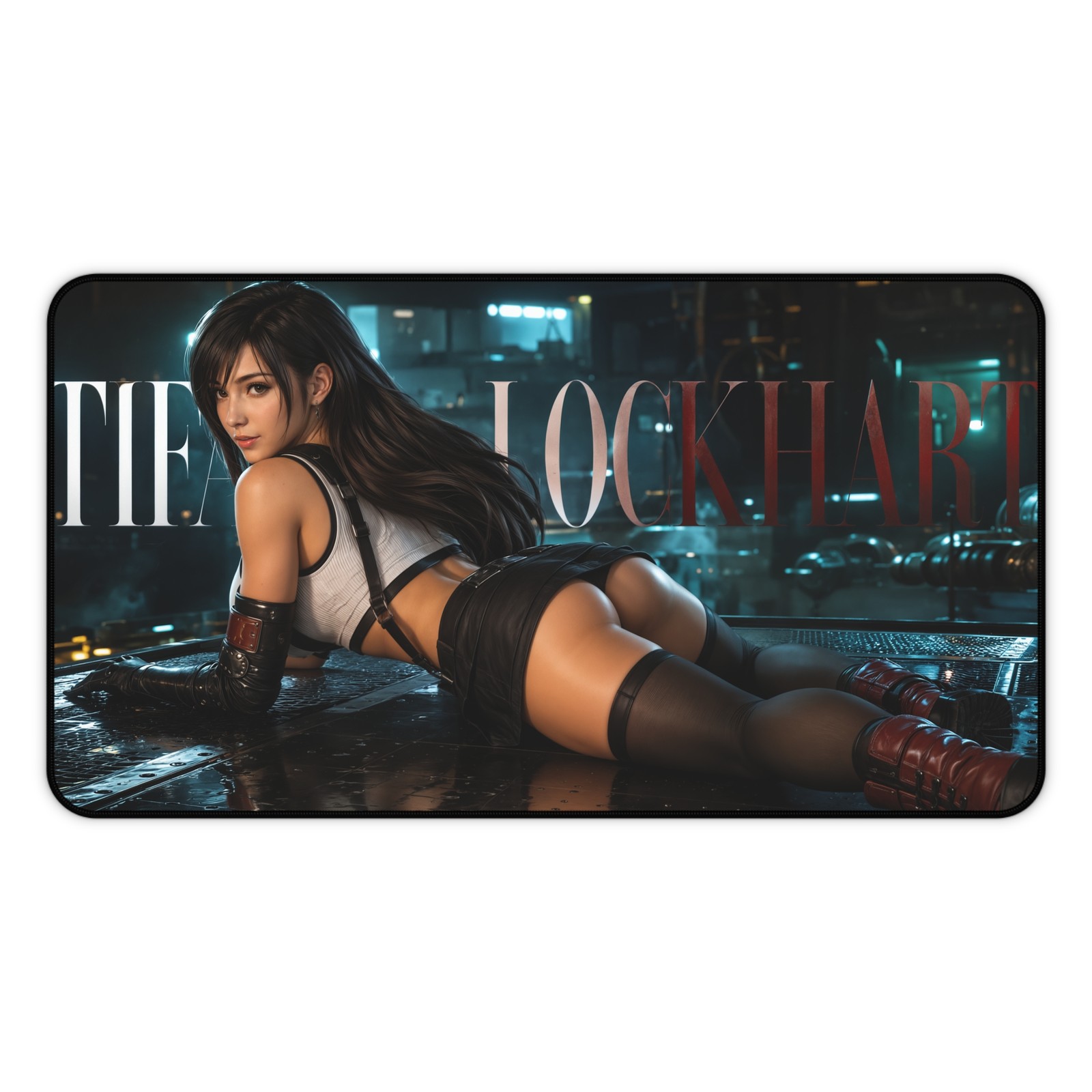 Final Fantasy VII Tifa Mouse Pad, Extended Gaming Desk Mat, XXL Pad
