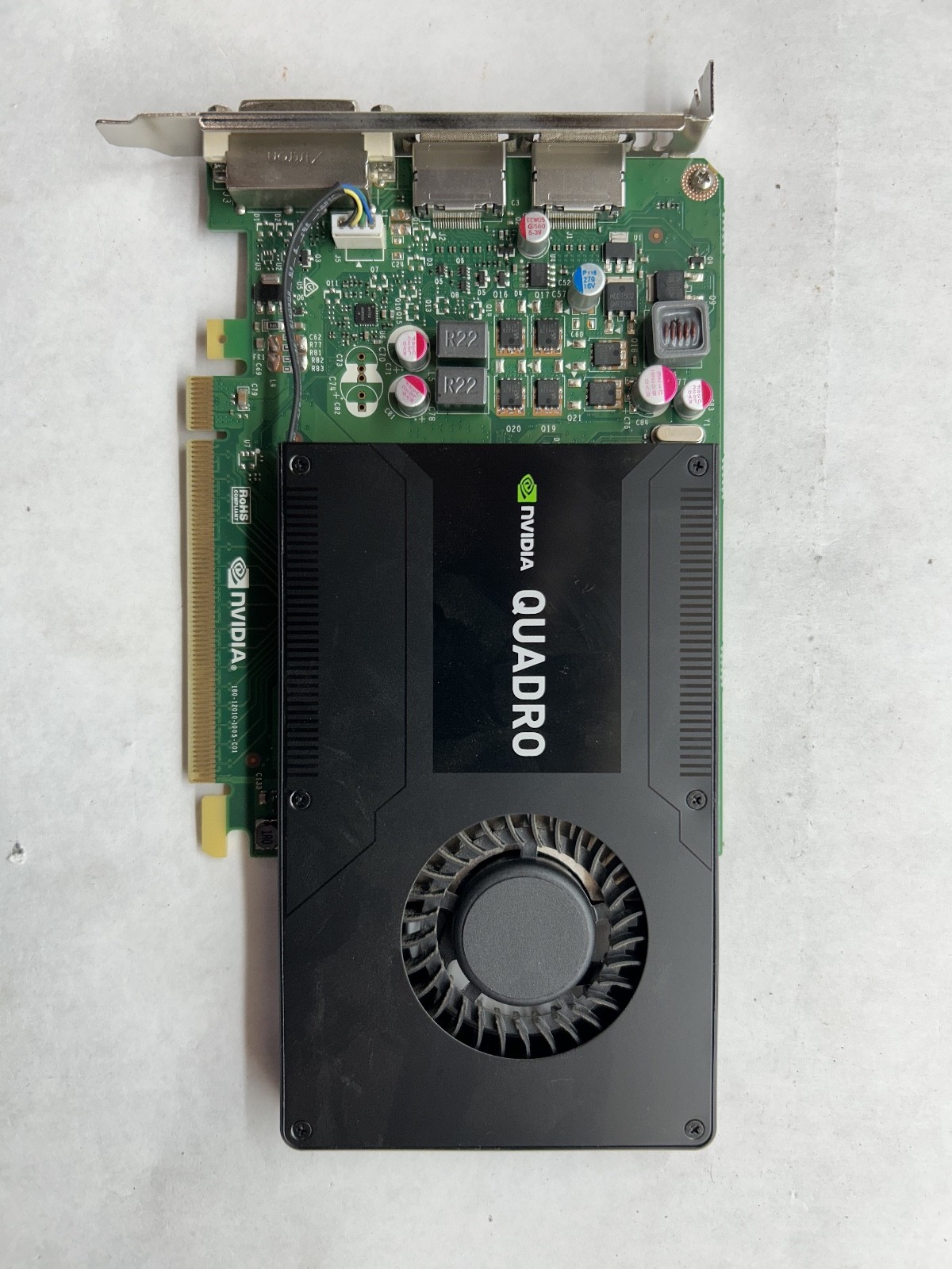 Nvidia QUADRO K2200 4GB GDDR5 Graphics Card GPU 2x Display Port 1x DVI-D (SC)