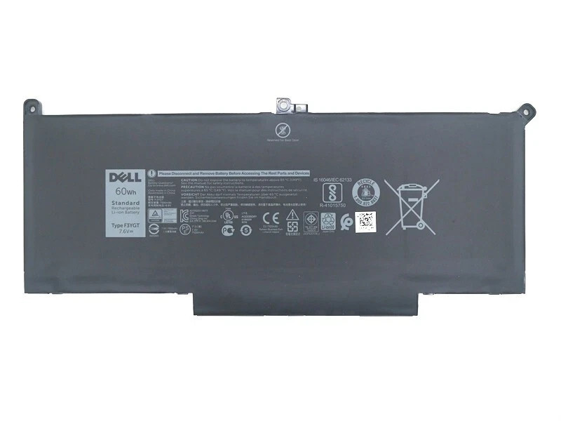 Original F3YGT Battery for dell Latitude E7280 E7480 7480 7490 7380 7390 DM3WC