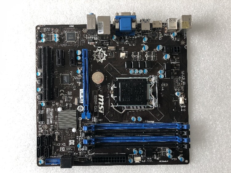 Motherboard Tested FOR MSI B85M-E45 LGA1150 DDR3 Mainboard 100% Test Work