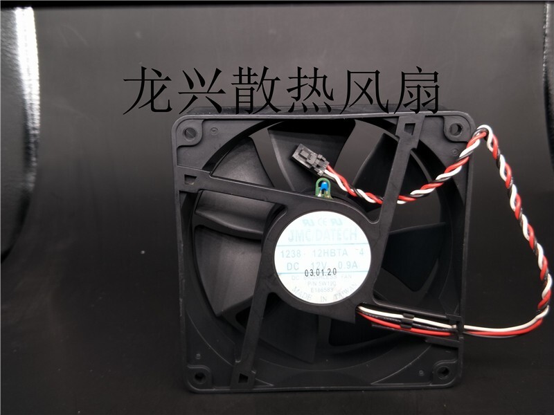 1 PCS JMC DATECH Fan 1238-12HBTA-4 DC 12V 1.50A 12CM 3 pin Chassis cooling fan