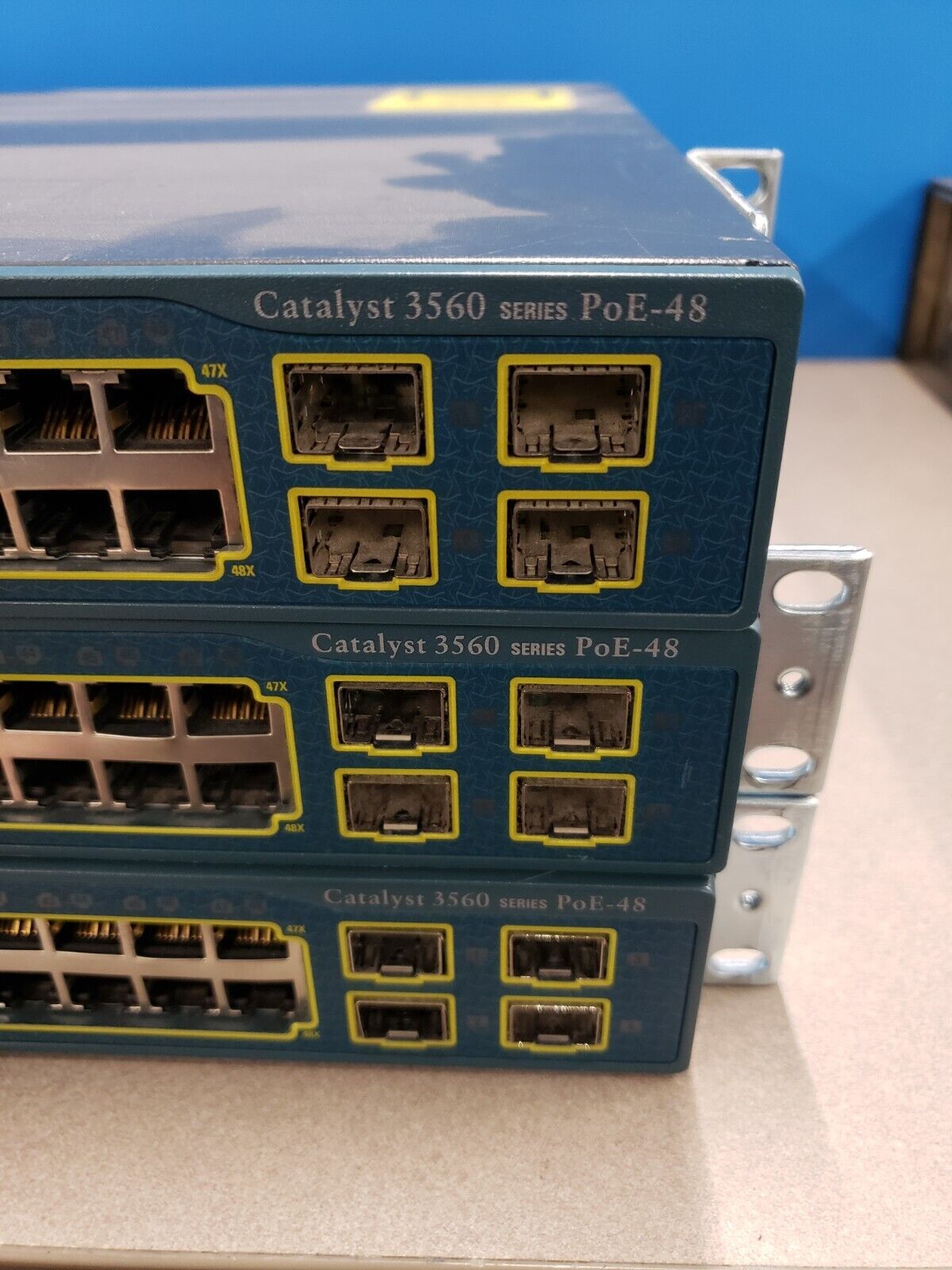Cisco Catalyst WS-C3560-48PS-S 48Port Managed Gigabit Ethernet Switch *See Desc*