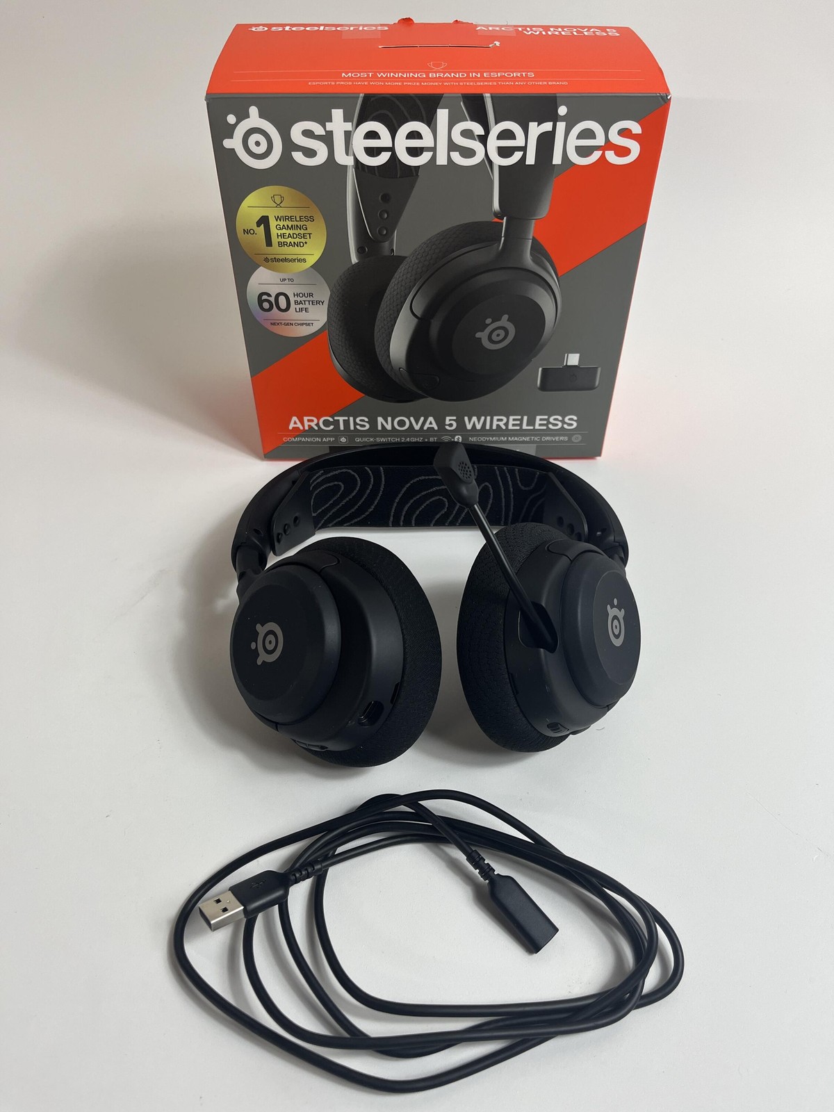 SteelSeries Arctis Nova 5 Wireless Multi-System Gaming Headset — Neodymium