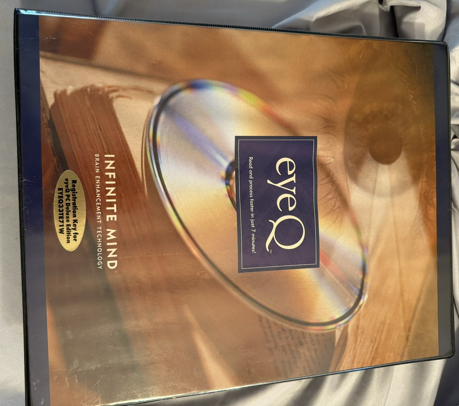 EYEQ Infinite Mind EYE Q Speed Reading Improvement Brain Enhancement DVD And CD