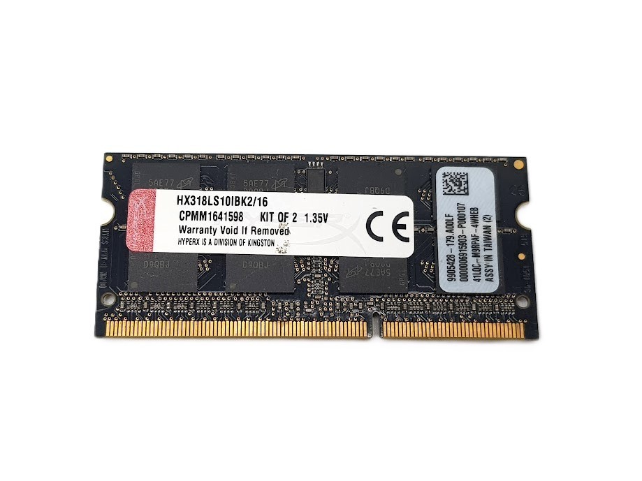 Kingston HyperX Impact Black 8GB PC3-14900 DDR3-1600MHz Non-ECC SO-DIMM Memory