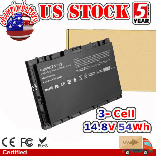 9470M Battery for HP EliteBook Folio 9480M HSTNN-DB3Z 682962-001 BT04XL 14.8V US