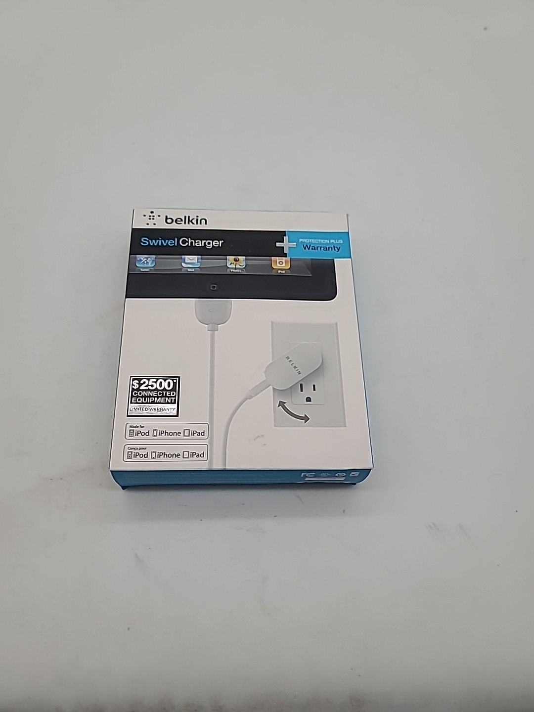 Belkin Swivel Apple 30 Pin 2.1mAh 10 Watt Wall Charger for *iPod/iPhone/iPad* 