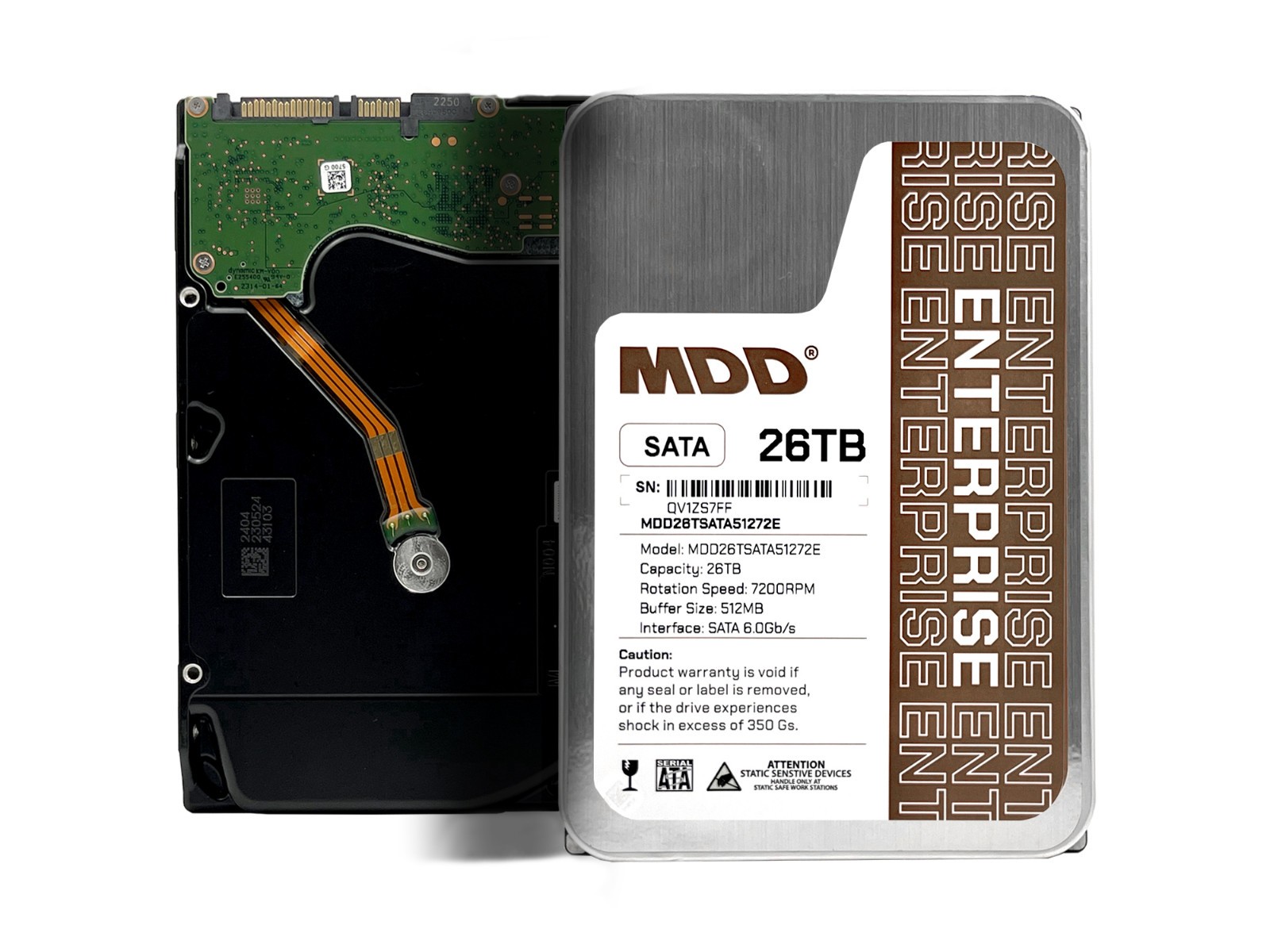 MDD 26TB (MDD26TSATA51272E) 512MB 7200RPM 3.5" SATA 6Gb/s Enterprise Hard Drive