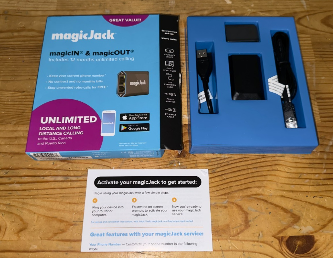 MagicJack Home Unlimited Local and Long Distance Calling