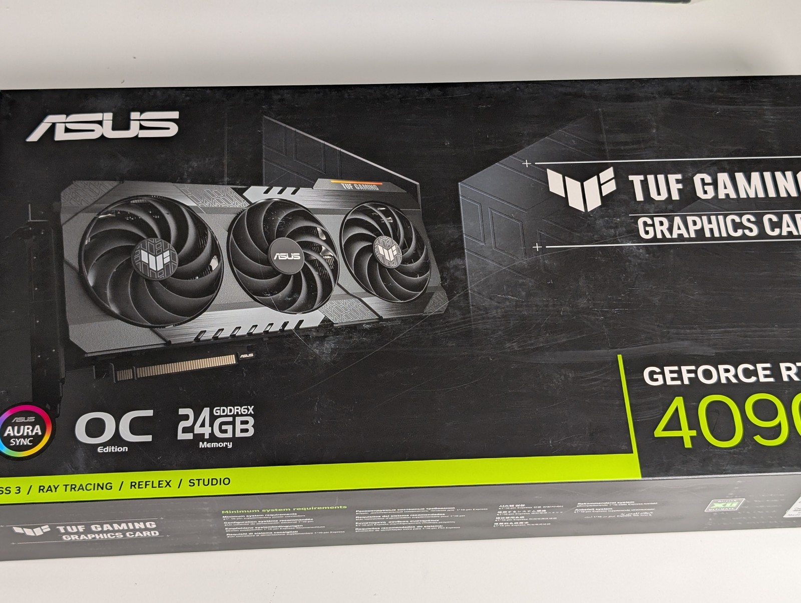 ASUS NVIDIA GeForce RTX 4090 24GB GDDR6X TUF Gaming OG OC Edition