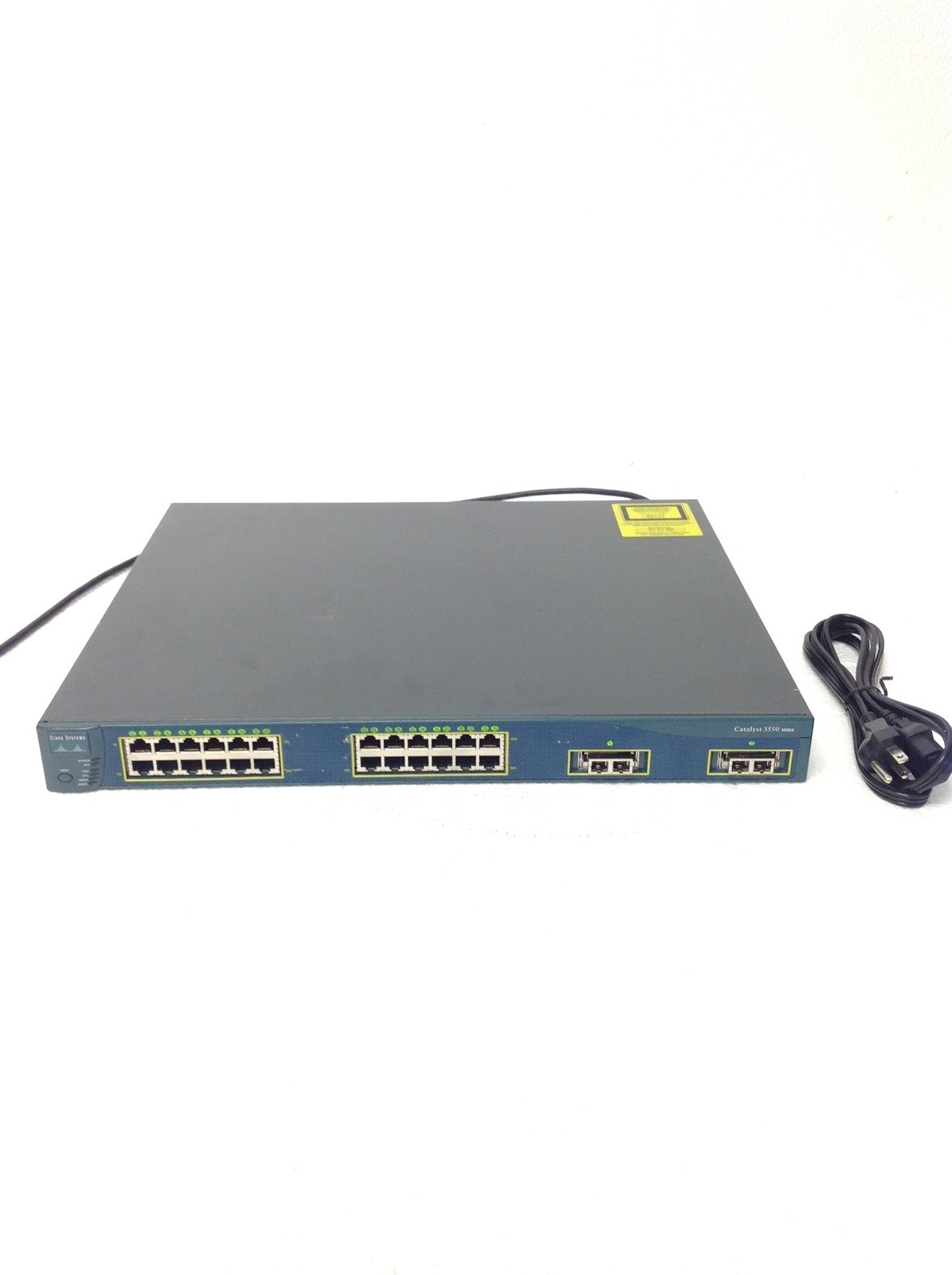 Cisco Catalyst 3550 Series WS-C3550-24-SMI 24-Port Ethernet Switch, WORKING