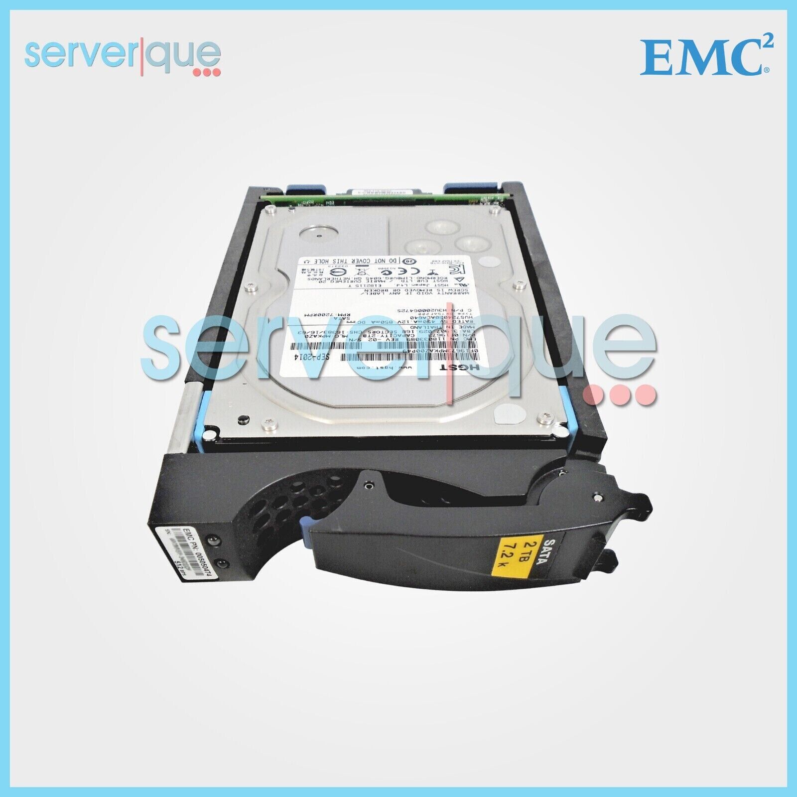 005050474 EMC 2TB 7.2K SATA 3Gbps 3.5-inch Hard Drive 118033089