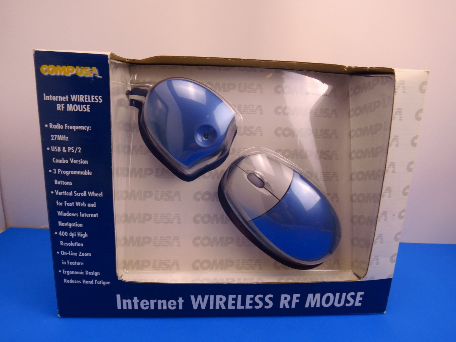 Vintage New Compaq Internet Wireless RF Computer Mouse