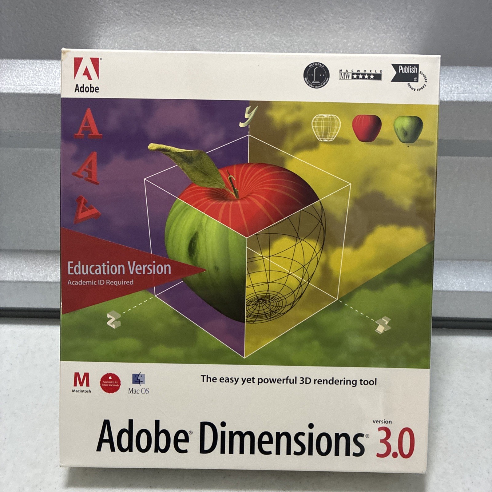 Adobe Dimensions 3.0 Education Version Academic ID Required Mac *NEW/ Sealed