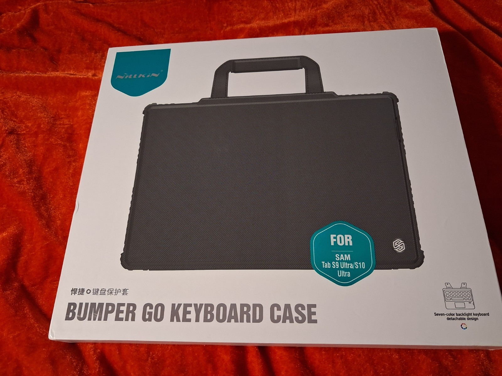 Nillkin Bumper Go Keyboard Case Galaxy Tab S9/S10 Ultra 14.6 Backlit Stand