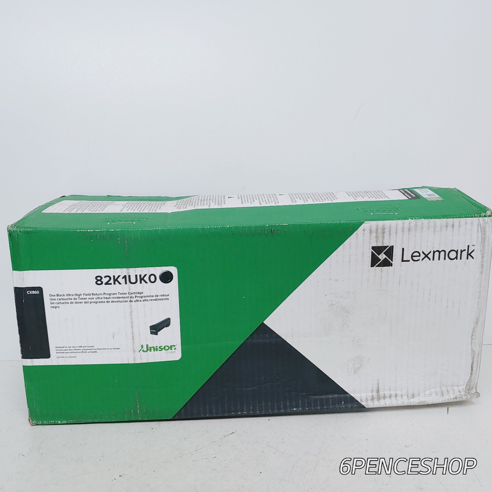 *Deformed Box* Lexmark 82K1UK0 Black Toner Cartridge