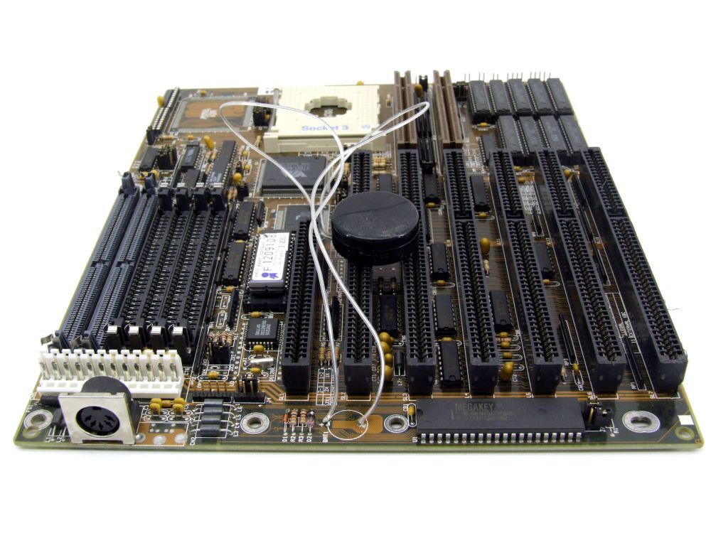 FIC 486-GVT-2 Vintage Motherboard Socket 3 PC VLB Motherboard VIA Chip 256KB Cache