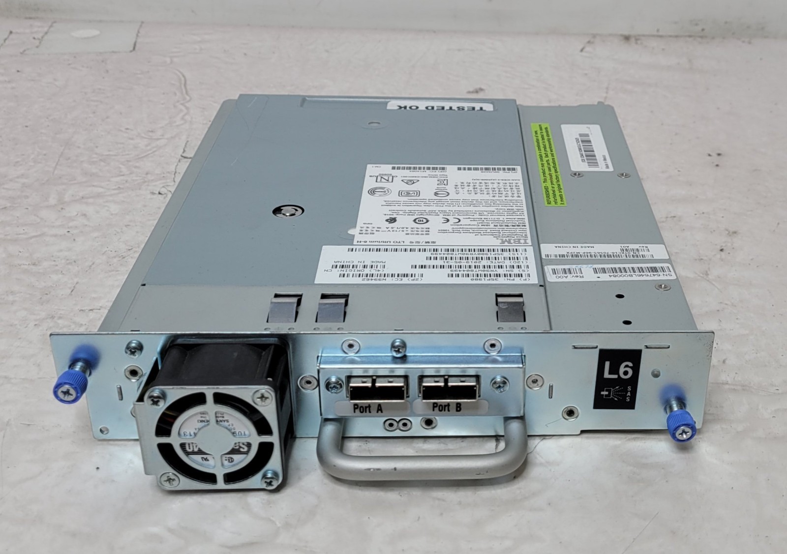 IBM LTO Ultrium 6-H SAS Tape Drive - LTO6 - 35P1980 PowerVault TL2000