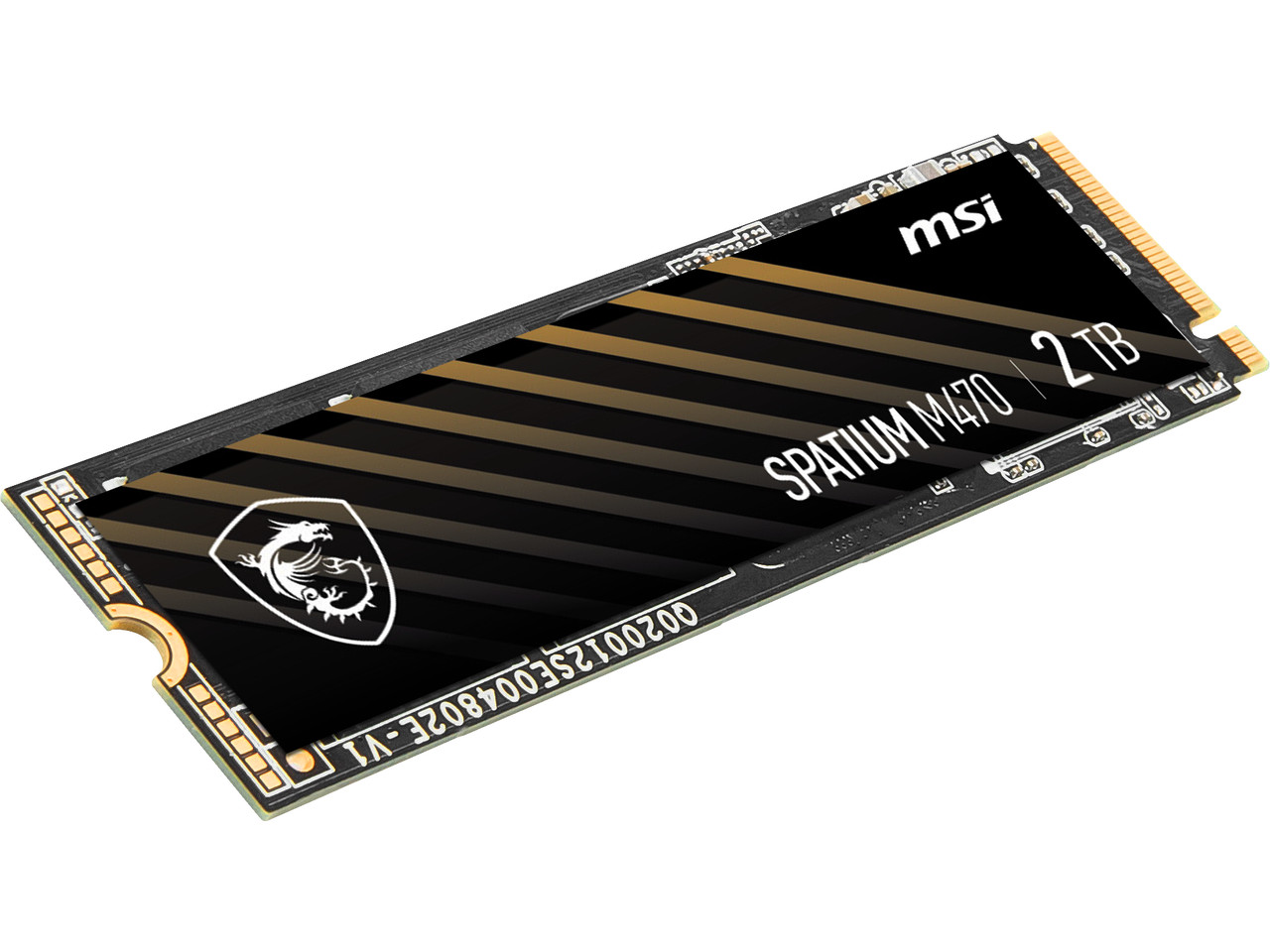 MSI SPATIUM M470 PRO PCIe 4.0 NVMe M.2 2280 2TB PCI-Express 4.0 x4 3D NAND