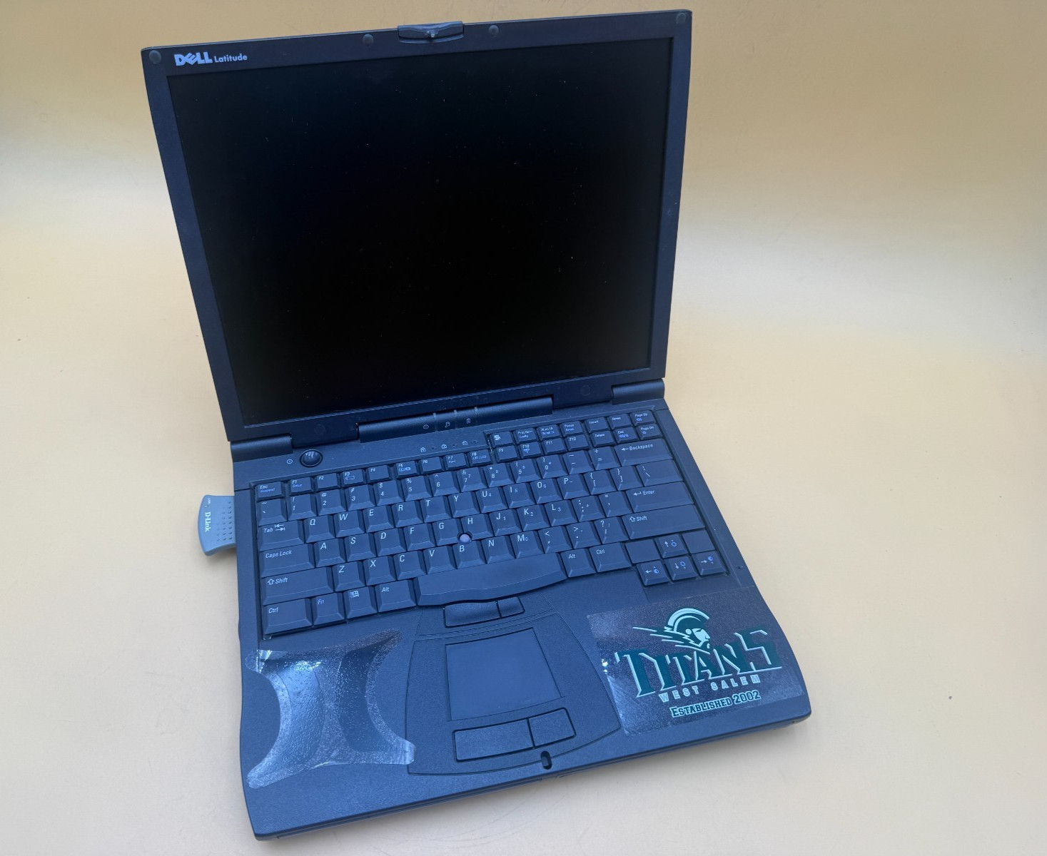 Vintage Dell Latitude CPx PPX Laptop Windows NT Retro PC Untested w/ D-Link Card