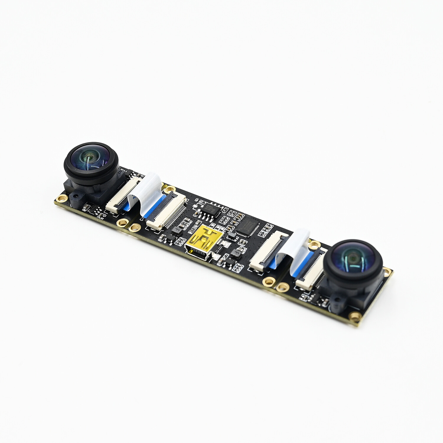 720P 3D Stereo Dual Lens USB Camera Module Synchronized Baseline Adjustable