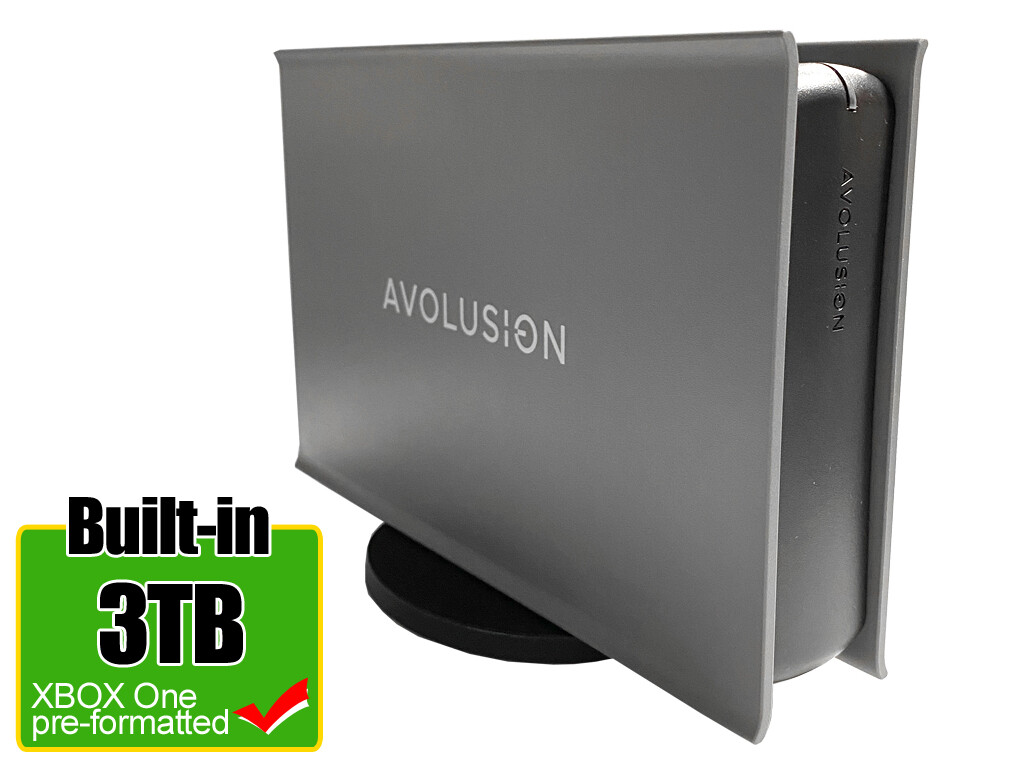 Avolusion PRO-5X Series 3TB USB 3.0 External Gaming Hard Drive XBOX One Orig S&X