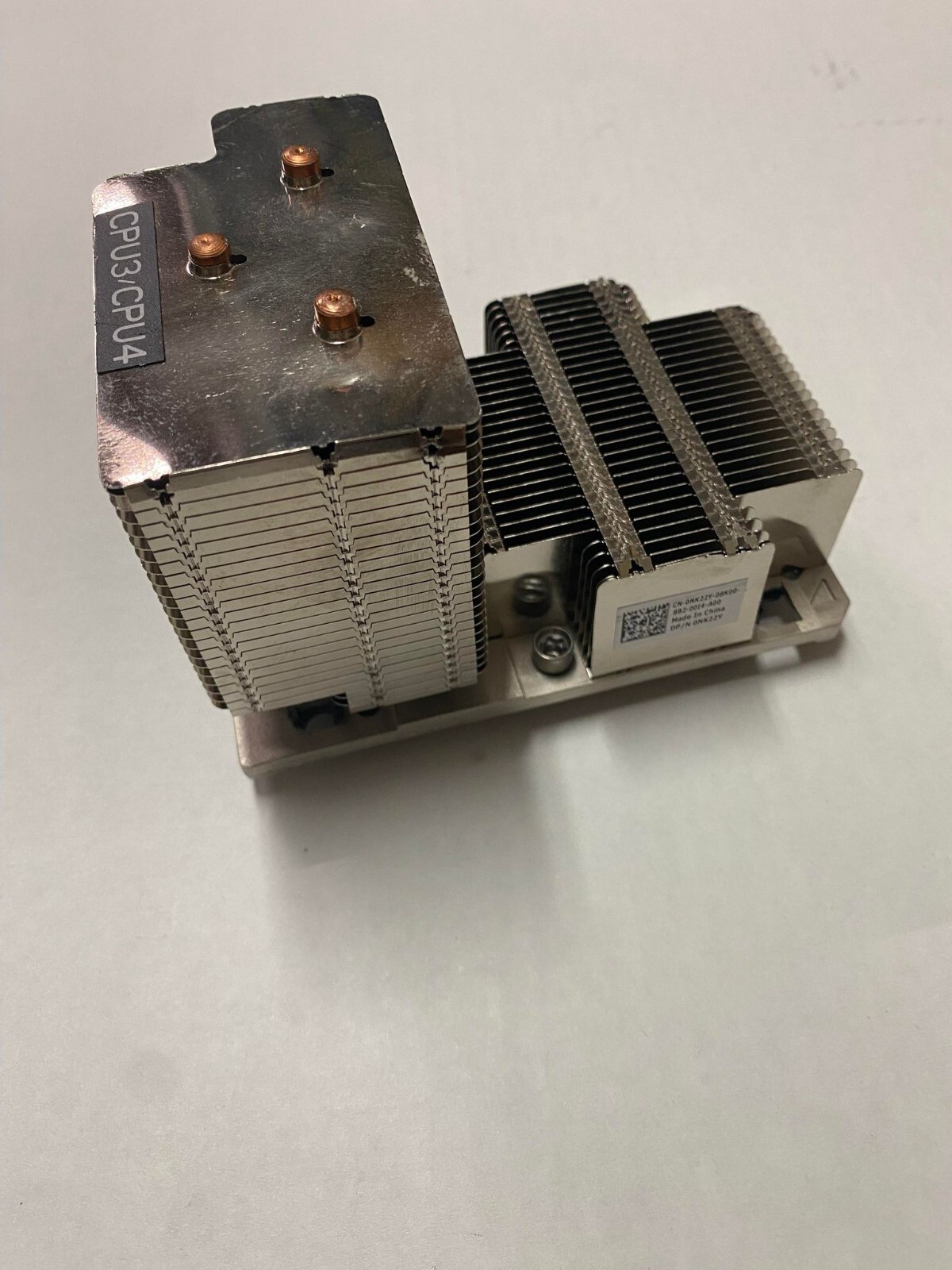 OEM DELL CPU3 CPU4 HEATSINK FOR DELL EMC R940XA COMPATIBLE 3 / 4 NK22Y 0NK22Y