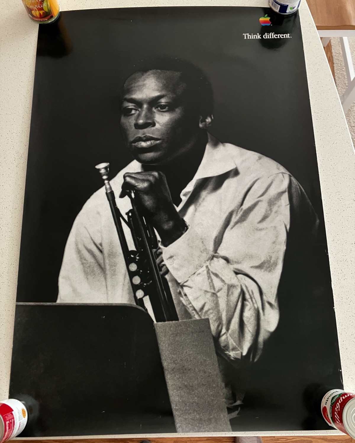 Apple Think Different Poster Miles Davis 24x36 Original Issue