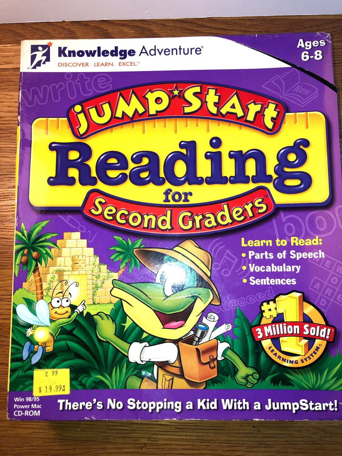 NEW Jump Start Reading for Second Graders Big Box PC CD-ROM Windows RARE SEALED