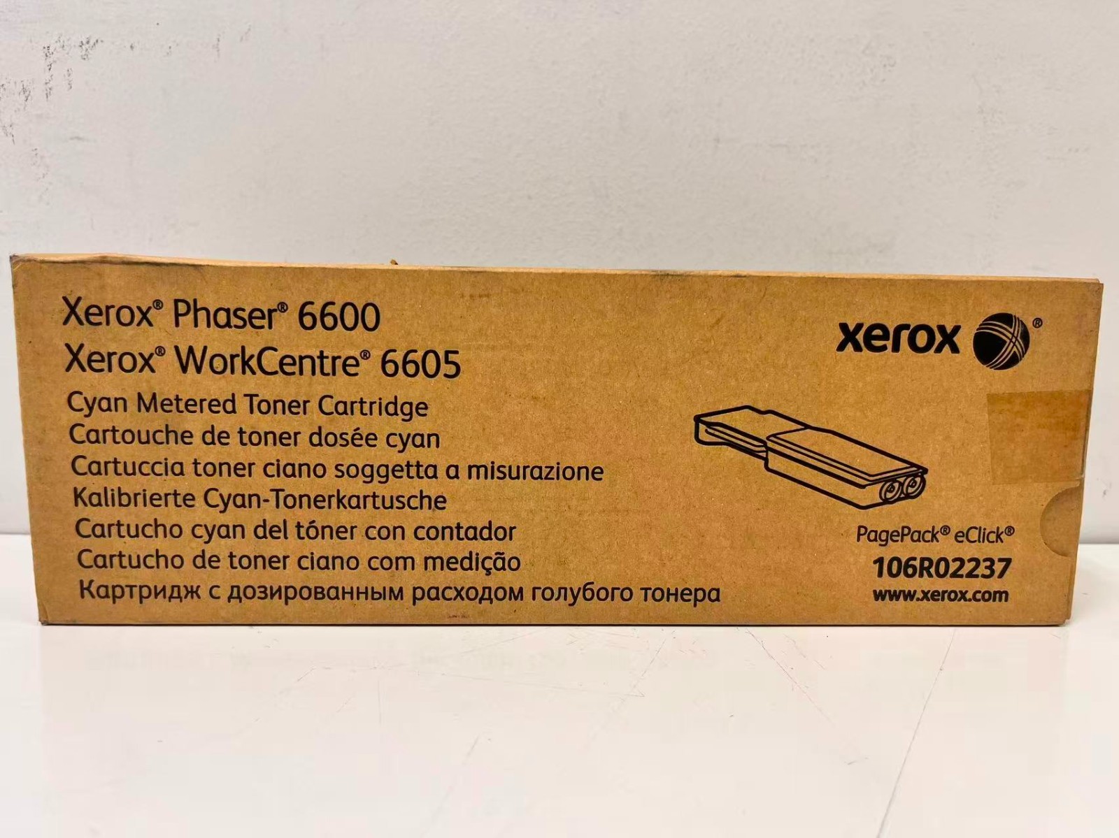 Genuine Xerox Phaser 6600 High Capacity Cyan Toner 106R02237
