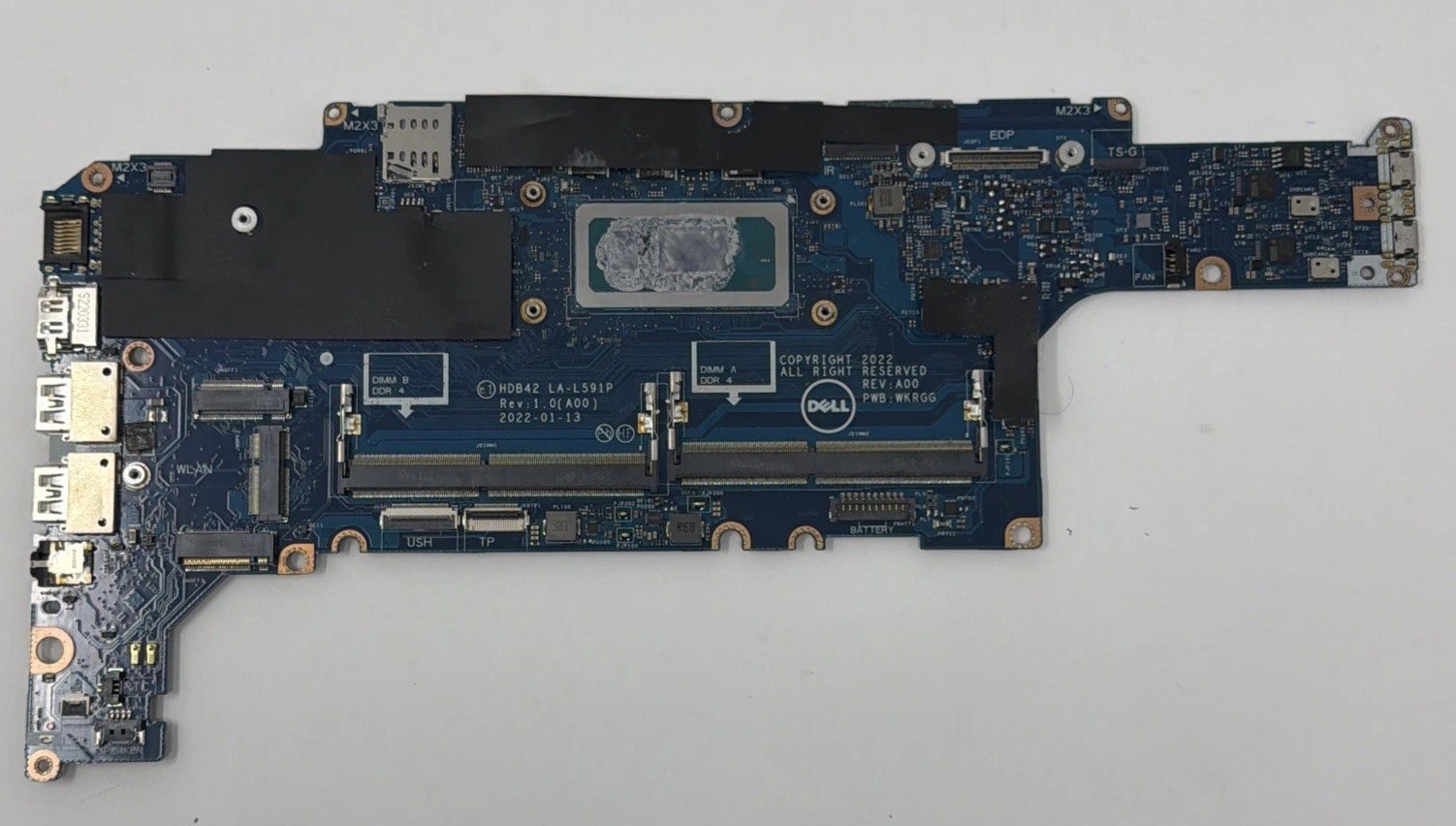 Dell Motherboard For Latitude 5430 i7-1265U, LA-L591P, 04X33N